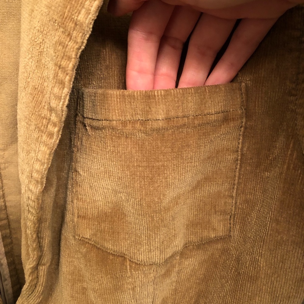 Corduroy jacket Tan/brown Size Large—#042 - Picture 5 of 13